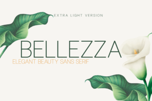 Bellezza Extra Light: A Modern Sans Serif Font for Crafters