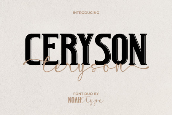 Ceryson: A Chic Display Font for Web Design