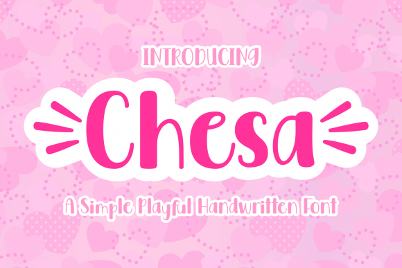 Chesa: A Playful Display Font for Creative Makers
