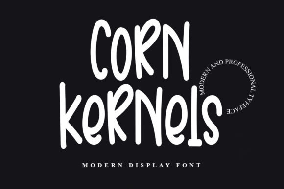 Corn Kernels: A Modern Display Font for Editors