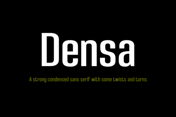 Densa Family: A Modern Sans Serif Font for Your Brand