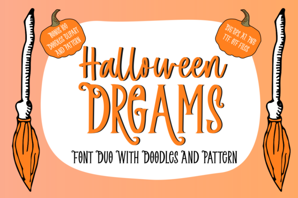Halloween Dreams: A Spooky Chic Display Font for Campaigns