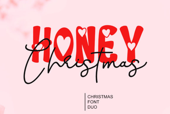 Honey Christmas: A Festive Display Font for Web Design