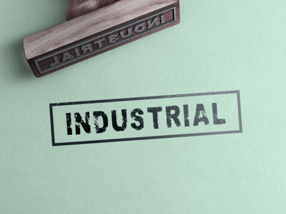 Industrial: A Bold Display Font for Editorial Design