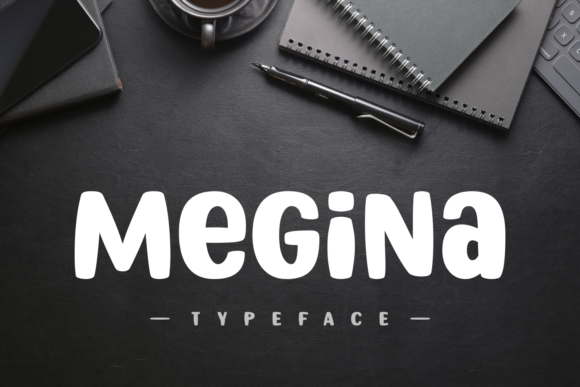 Megina: A Bold Display Font for Modern Branding