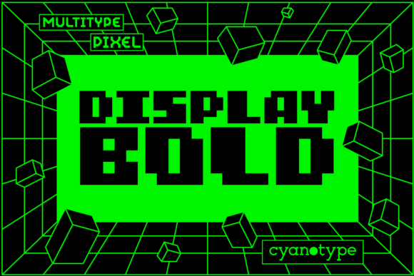 MultiType Pixel Display Bold: A Unique Typeface for Web