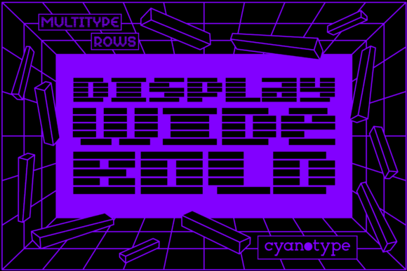 MultiType Rows Display Wide Bold: A Web Designer Review