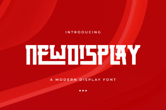 New Display: A Bold Typeface for Marketers