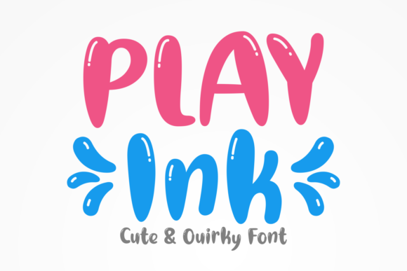 Play Ink: A Chic Display Font for Editorial Projects