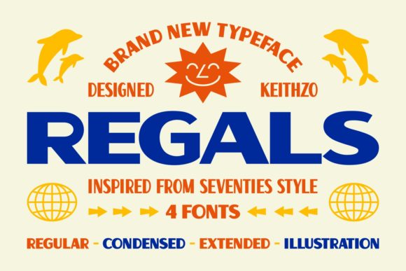 Regals: A Retro Display Font for Modern Web Design