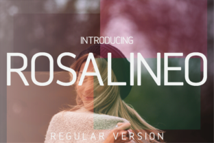 Rosalineo Regular: A Clean Sans Serif for Crafters