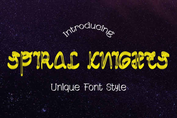 Spiral Knights: A Distinctive Display Font for Editorial Design