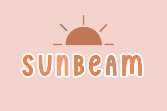 Sunbeam: A Bold Display Font for Small Business Branding