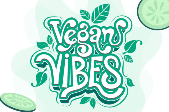 Vegan Vibes Font: A Retro Display Typeface for Editors