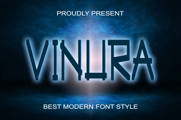 Vinura: A Modern Display Font for Editorial Design